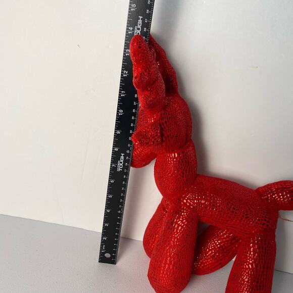 Dan Dee Red Reindeer Balloon Animal Plush Holiday Christmas Sparkle Shimmer 14" - Picture 10 of 11